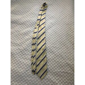 Alby Made in Italy Purple & Gold Silk Tie